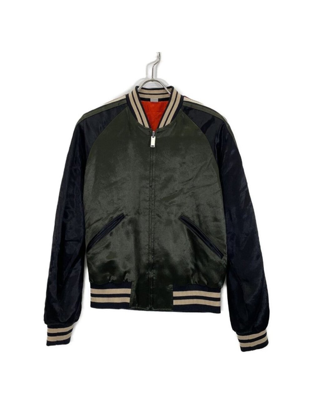 Gucci Khaki Reversible Bomber Jacket 44